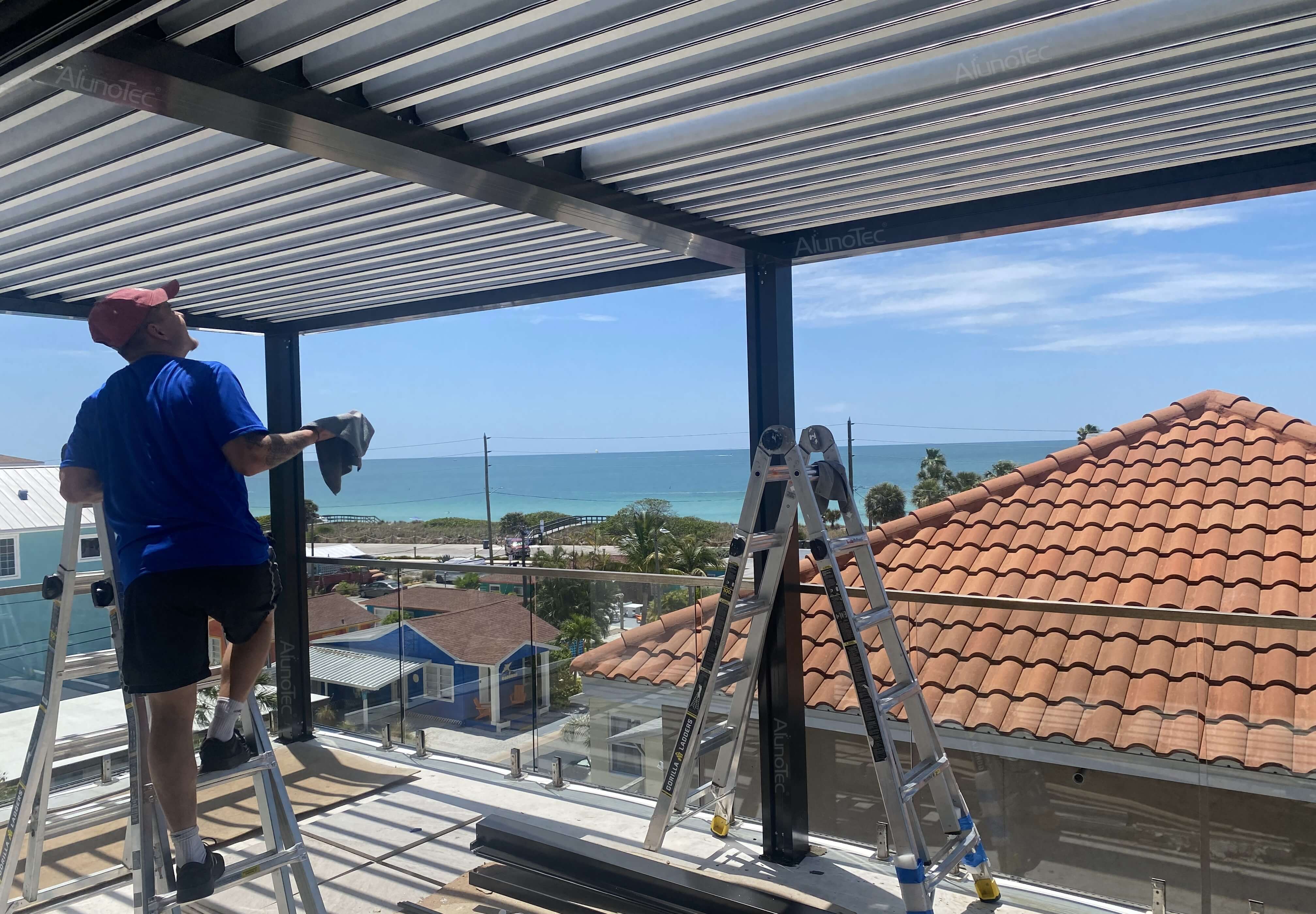 Vinyl pergola in London